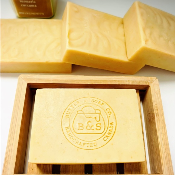 🔴SOLD OUT Turmeric Ginseng Soap Bar all natural handmade - Picture 3 of 5